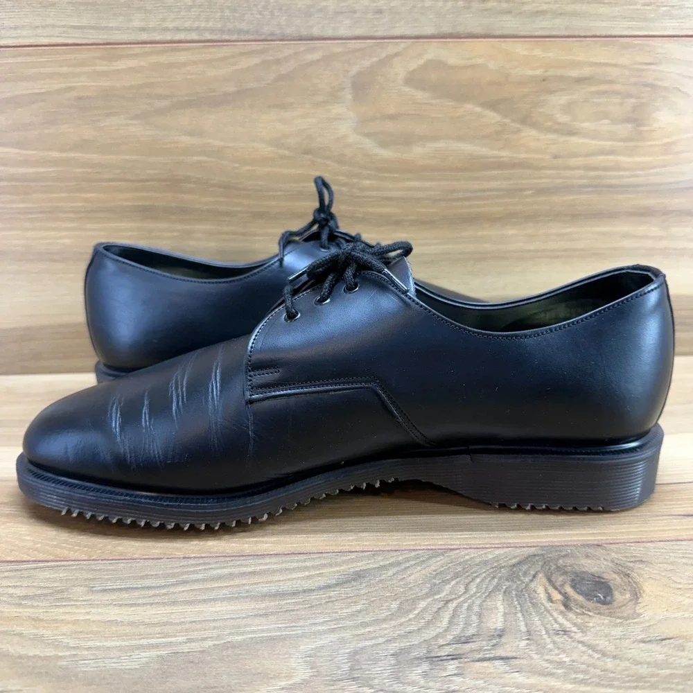 Dr Martens Vintage DM Raiders Shellys London Oxfords UK 8 US 9 Mens‎ Black